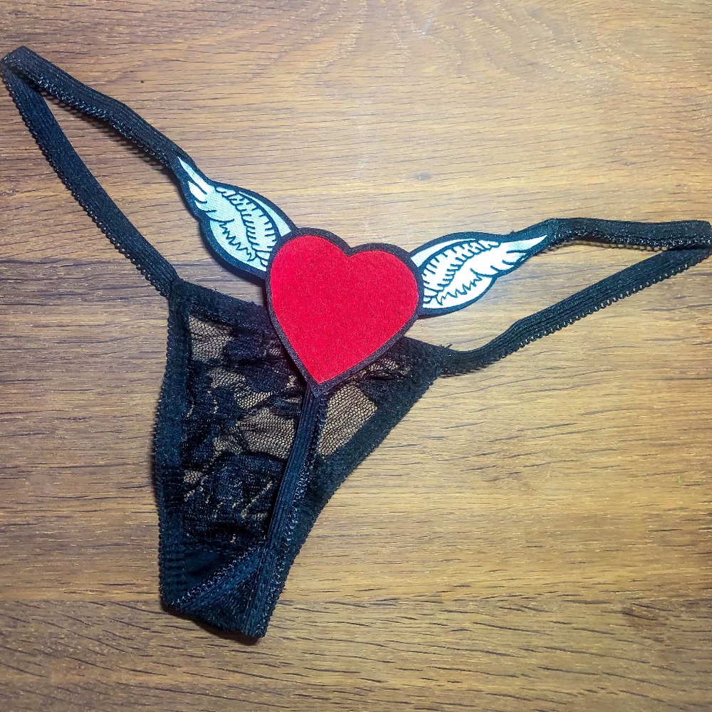 SEXY HEART LACE LINGERIE
